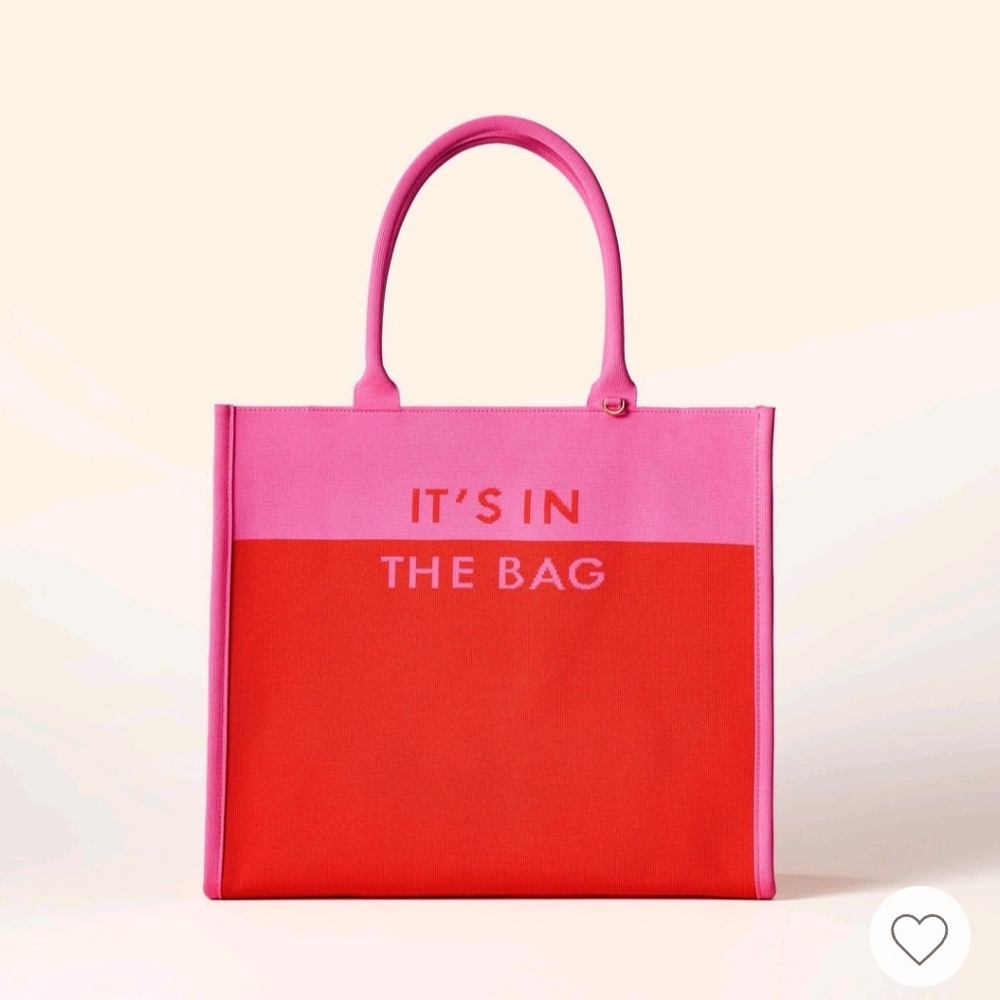 Stylish Pink and Red Tote Bag
